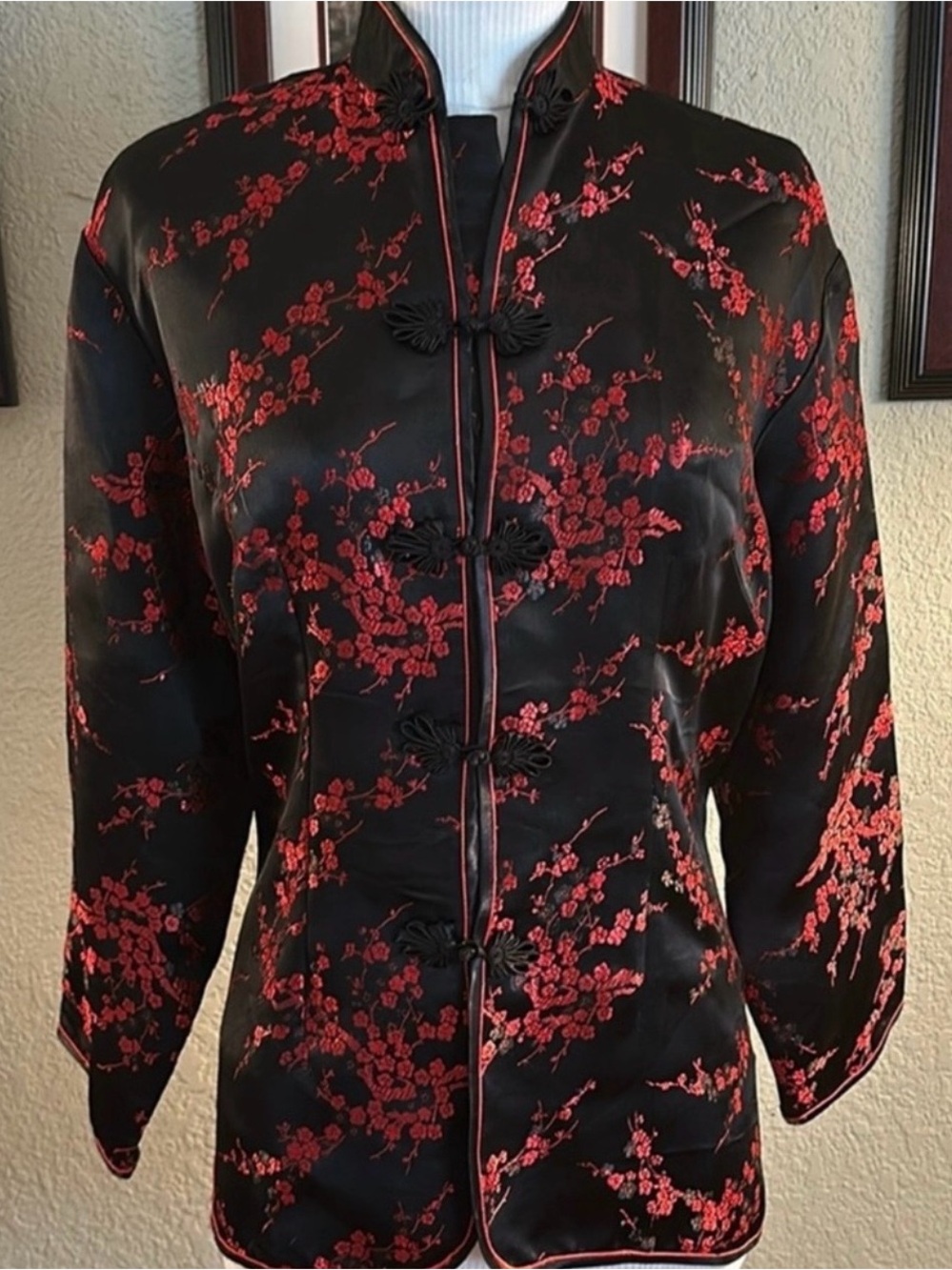 Satin Asian Inspired Jacket